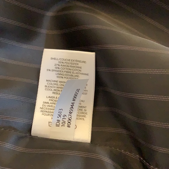 Express Collarless One-Button Blazer Size 10 - Picture 7 of 7